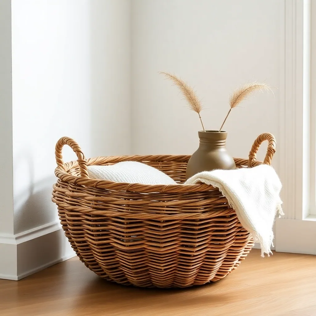 Woven basket product sample